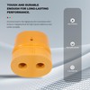 2Pcs Rear Leaf Spring Bump Stop Bumper with Stud for