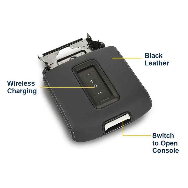 G-PLUS Center Console Armrest Lid w/Wireless Charger Compatible with Chevy
