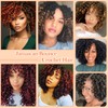 S-noilite Jamaican Bounce Crochet Hair 6 inch,Jumpy Wand Curls Short