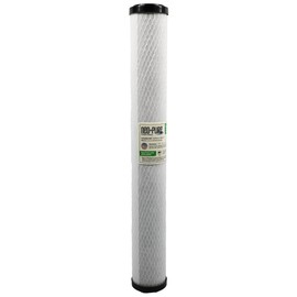 Neo-Pure CTOX-2520 Carbon Block Filter, 20" x 2.5" - Advanced Coconut Shell Carbon, 0.5 Micron Filtration, Removes Chlorine & Contaminants