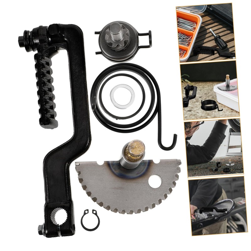 GRIRIW 49cc 50cc Scooter Engine Starter Gear Kit Kick Starter