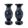 Cemetery Vases for Grave Decorations,Natural Granite Flower Vases for Cemetery.