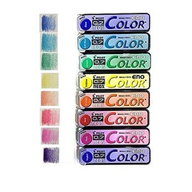 Pilot HRF7C-20 Color Eno Refill, 0.03 inch (0.7 mm), Set of 8 Colors