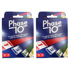 Mattel Phase 10 Card Game - 2 Pack