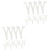 Kisangel 24pcs Clips for Pool Cleaning Attachments Replacement for Skimmer