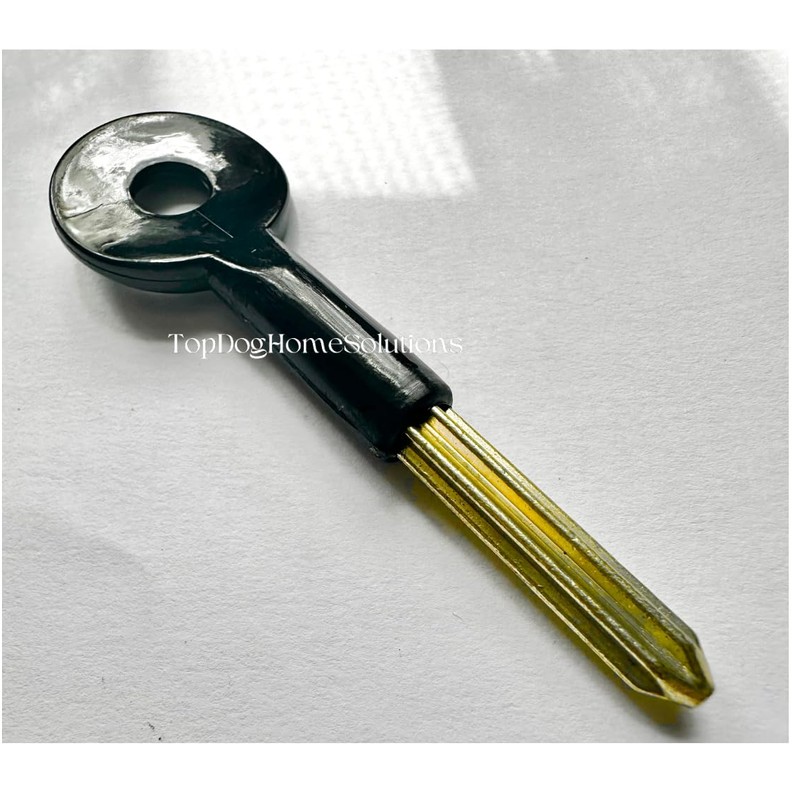 2 x Universal Brass Star Bolt Key Security Rack Door