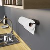 HUFEEOH Adhesive Paper Towel Holder Under Cabinet Wall Mount for