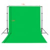 Green Screen Backdrop Bonvvie 1.8x2.8m/6x9ft Photo Studio Photography Background, Green
