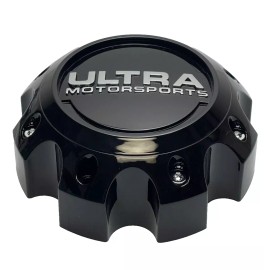 Ultra Motorsports Gloss Black Wheel Center Cap 89-9778BK