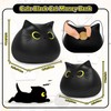 JIZWPOOM Piggy Bank, Black Cat Money Saving Box Gifts for