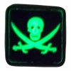 Unbranded MINI PIRATE SKULL SWORD 3D GLOW ACU PVC MILITARY