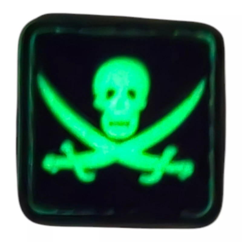 Unbranded MINI PIRATE SKULL SWORD 3D GLOW ACU PVC MILITARY