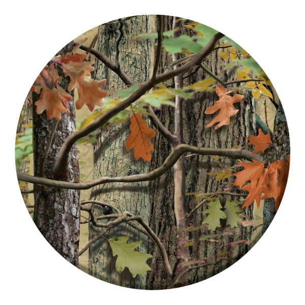 Club Pack of 96 Hunting Camo Disposable Paper Party Banquet Dinner Plates 9"