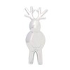 Exner Ceramic Reindeer Bozze EX-Z60, 12 cm, Silver, bauchig, 224505