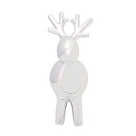 Exner Ceramic Reindeer Bozze EX-Z60, 12 cm, Silver, bauchig, 224505
