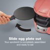 Hamilton Beach Breakfast Sandwich Maker with Egg Cooker Ring, Customize