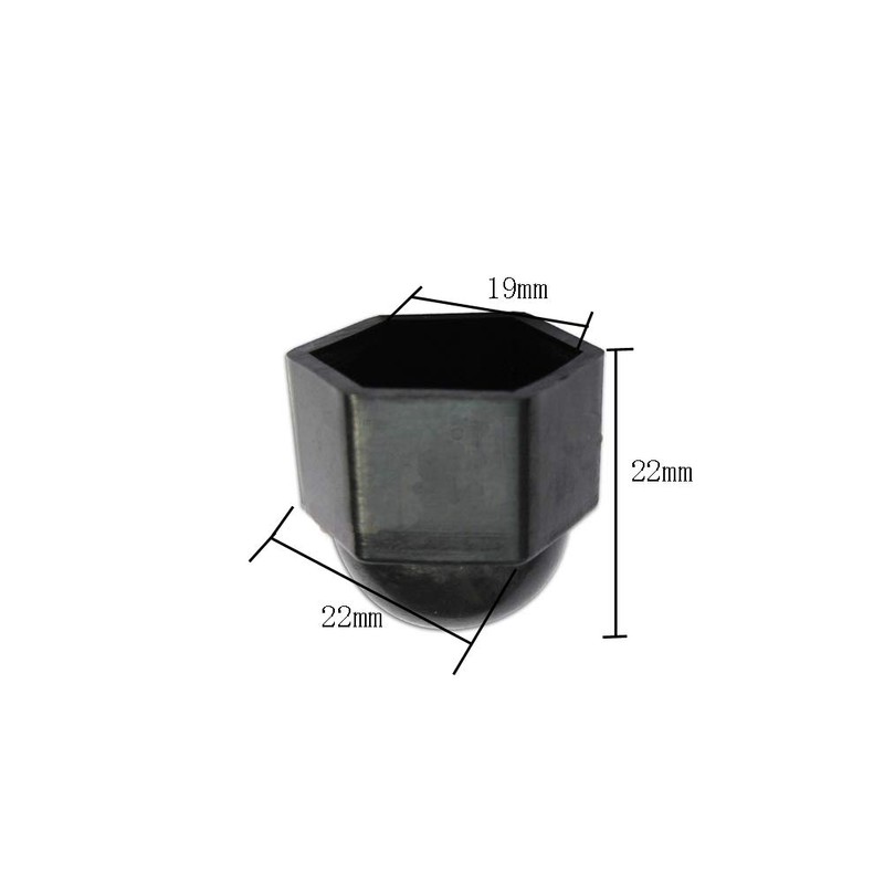 20 Pieces Nut Protection Cover Hex Nut Protection Caps Dome