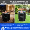 BINYUAN XL Ice Bath Tub for Athletes With Cover 99