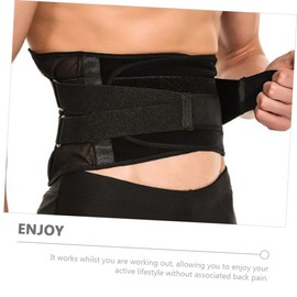 Healeved Back Brace for Lower Back Support Widen Waist Belt Breathable Fitness Lumbar Support for Spinal Issues Comfortable and Design for Daily Use