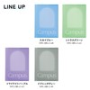Kokuyo NTC-CB5-L1-LB Campus Decorative Clear Note Cover Positive & Relax