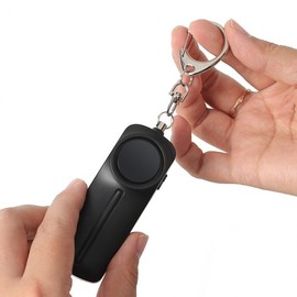 Powerful Alarm & Lantern for Self-Defense Alarm (Black)