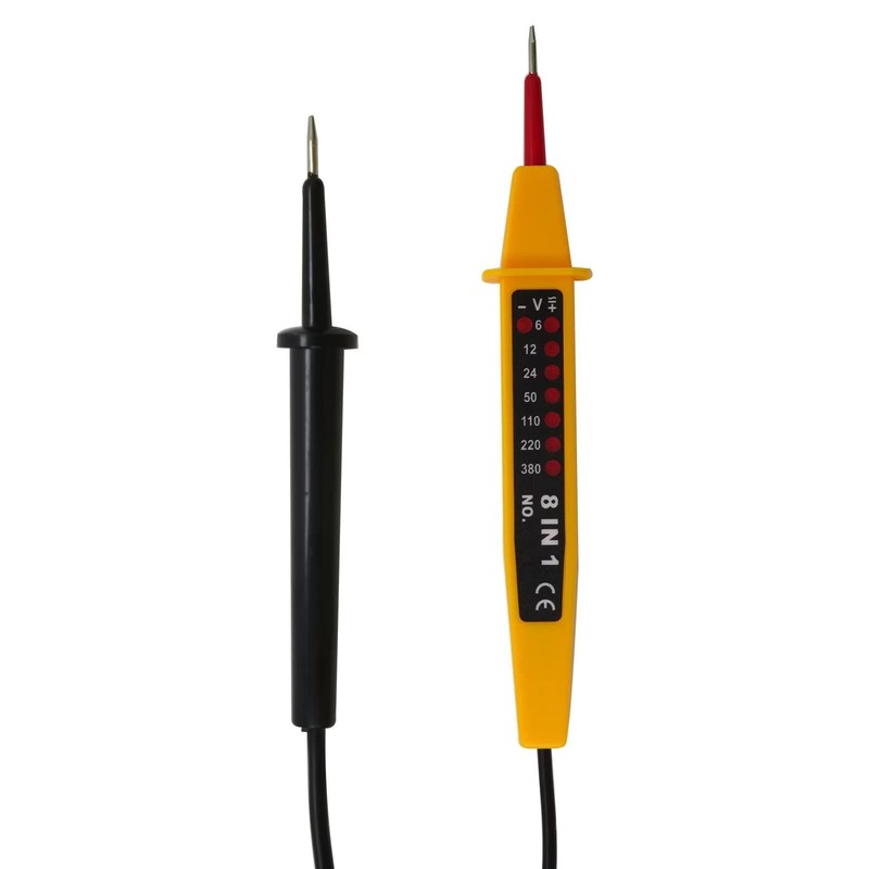 Electric AC/DC Voltmeter Ammeter Circuit Voltage Detector Pen Tester 6-380V