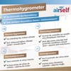 airself Analogue Thermohygrometer for Indoor Use - Room Thermometer and