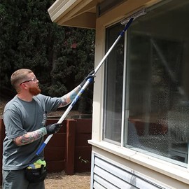 Ettore 44016 REA-C-H Extension Pole, 16-Feet, Silver, Blue