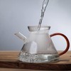 High Borosilicate Glass Teapot (600ML AMBER)