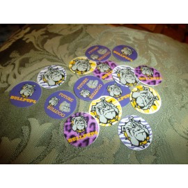 Unbranded Pre Cut One Inch BULLDOGS FREE SHIP - 15 Bottle Cap Images