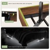 Feonase Floating Bed Frame Twin with Led Lights and Charging