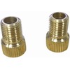 2Pcs Gold Presta Valve Adaptors, Convert Presta to Schrader Adapter