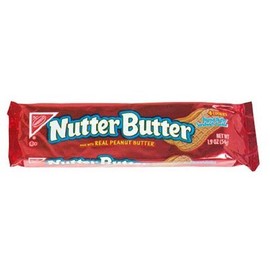 Nutter Butter Sandwich Cookies, Peanut Butter, 1.9 oz, 48 ct (Quantity of 2)