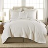 Levtex Home Queen Size Faux Linen Dust Ruffle, 17-inch Drop