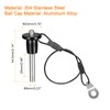 sourcing map Ball Locking Pins, 304 Stainless Steel Grip Push-Button