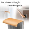 Cjueiom 6 Pack Concealed Kitchen Cupboard Handles 128mm Hole Center