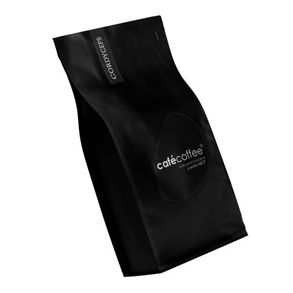 Cafécoffee - Café Funcional con MCT oil y hongo Cordyceps | Control del apetito | Aumenta tu rendimiento sin bajones | tostado - molido 500 g
