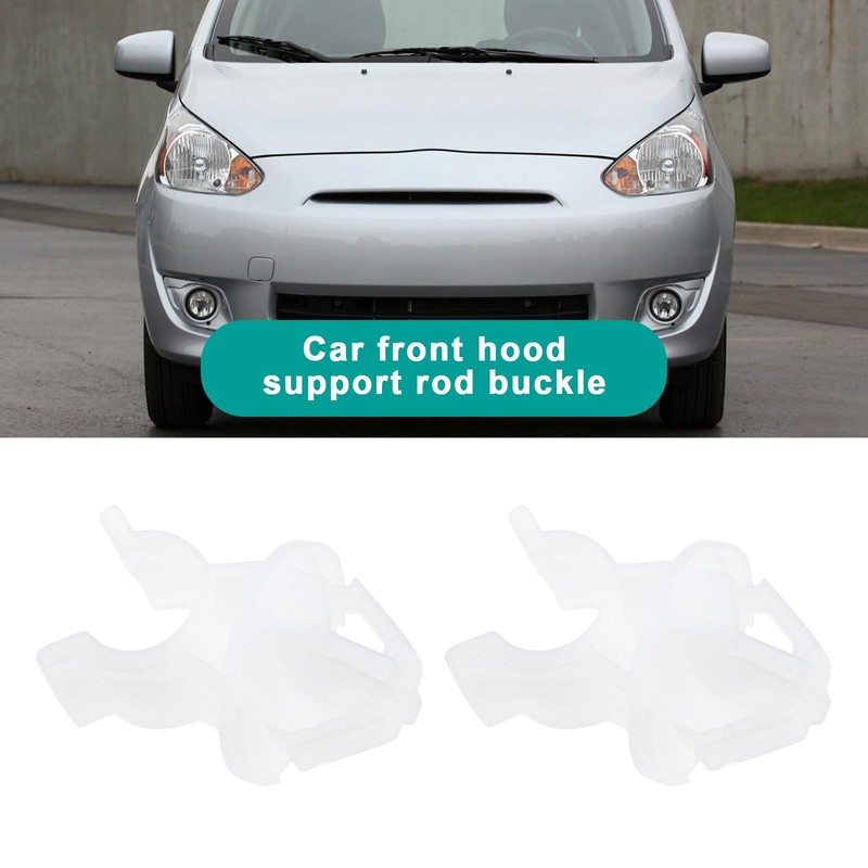 SG Store White 5pcs Car Hood Support Rod Clip MR523317