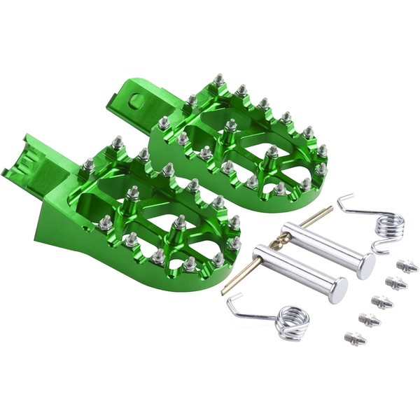 MWMNUN Foot Pegs Motorcycle Footpeg Footrest CNC Universal Compatible with