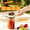 Adjustable Jar Opener with 3-Claw Grip and Bottle Opener