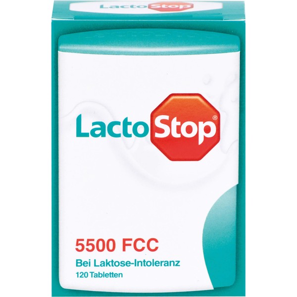 LactoStop 5500 FCC Tabletten bei Lactose-Intoleranz, 120 pcs. Tablets