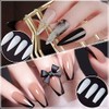 Kalevel 500 Pcs Nail Practice Tip Nail Tip Long Oval