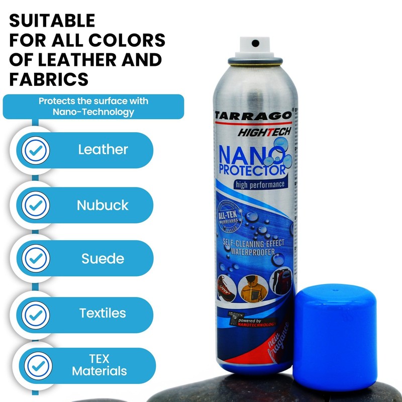 Tarrago Nano Shoe Protector Spray | 6.5oz | Waterproof &