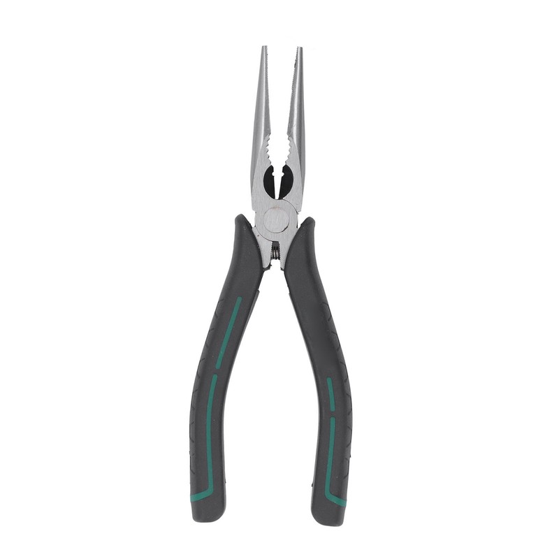 Needle Nose Pliers 8in CRV Long Mini with Non Slip