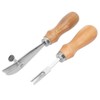18pcs Leather Craft Working Punch Tools Kit Sewing Stitching Carving