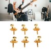 6 Pcs String Tuning Pegs 3L3R High Strength Metal Machine