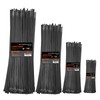 Zip Ties Assorted Size,8+12+14+18 Inch Double Sided Toothed,100 LBS Tensile