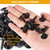 Self Tapping Screws Metal, 60pcs M5 x 16mm Torx Self