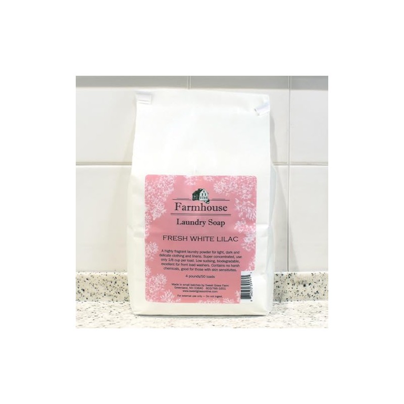 Sweet Grass Farm Farmhouse Laundry Soap Baking Soda Borax Lilac