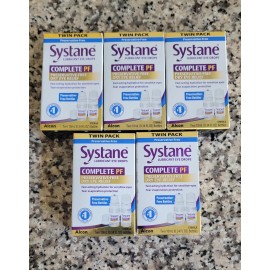 Systane 5 Boxes Systane COMPLETE PF Twin pack.  Preservative Free.